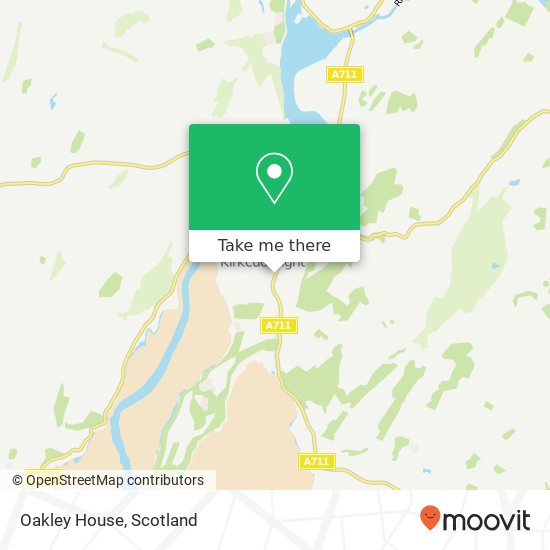 Oakley House map