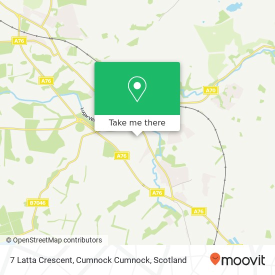 7 Latta Crescent, Cumnock Cumnock map