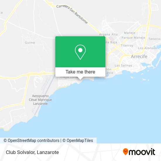 Club Solvalor map