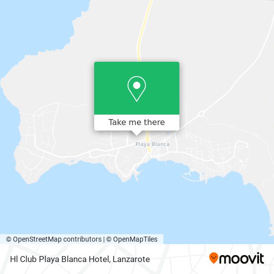 Hl Club Playa Blanca Hotel map