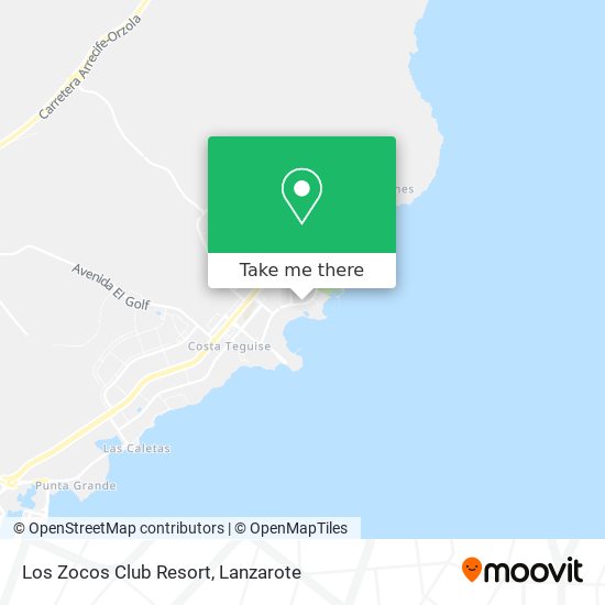 Los Zocos Club Resort map