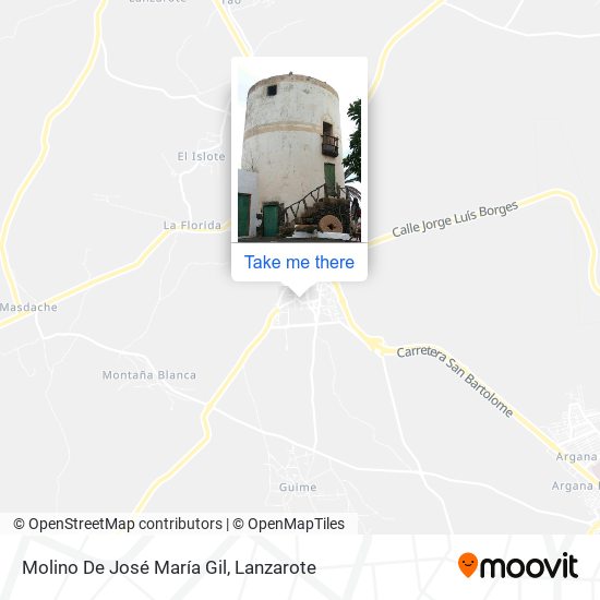 Molino De José María Gil map