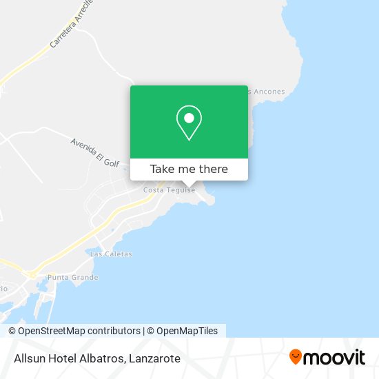 Allsun Hotel Albatros map