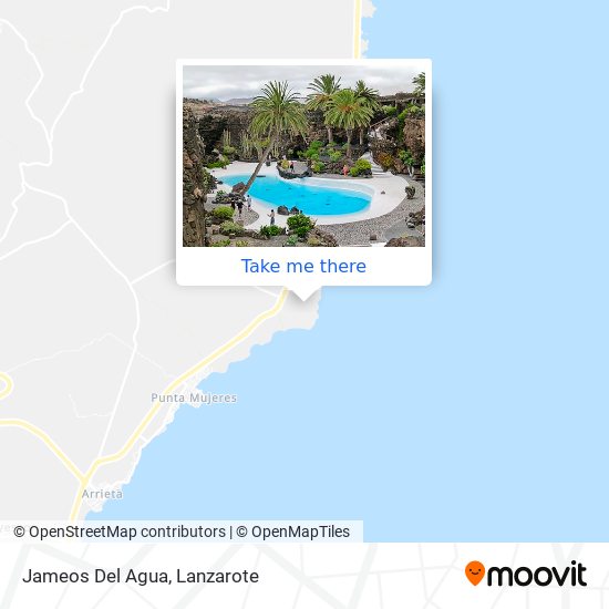 Jameos Del Agua map