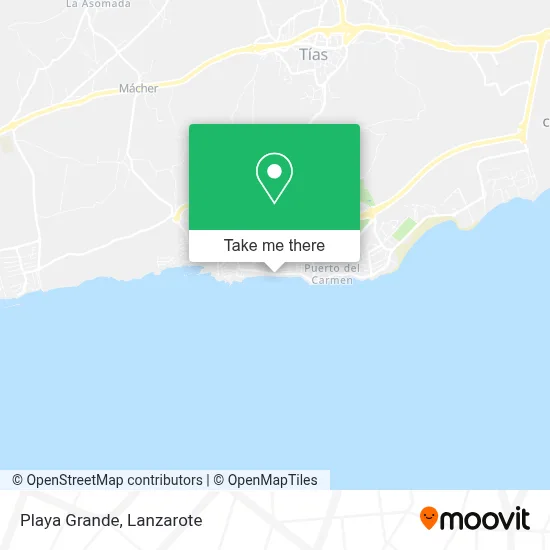 Playa Grande map
