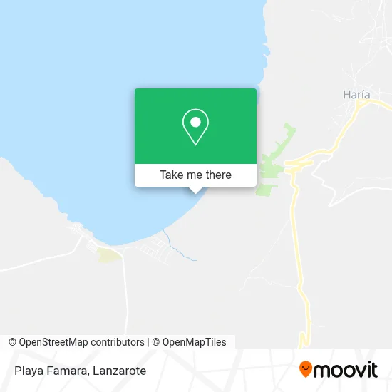 Playa Famara map