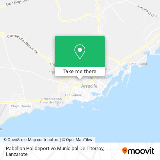 Pabellon Polideportivo Municipal De Titerroy map