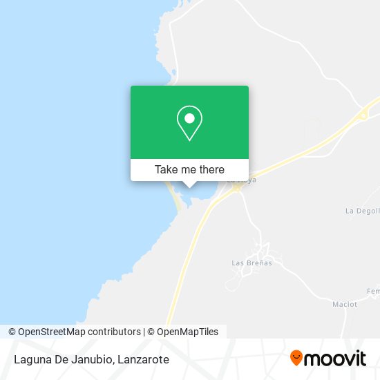 Laguna De Janubio map