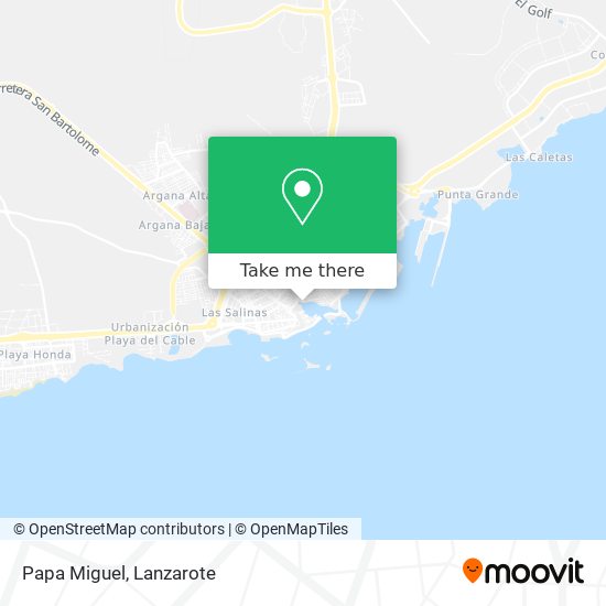 Papa Miguel map