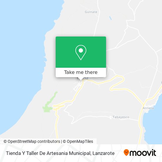 Tienda Y Taller De Artesania Municipal map