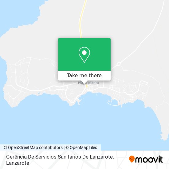 Gerência De Servicios Sanitarios De Lanzarote map