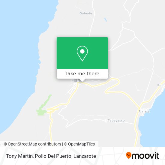 Tony Martin, Pollo Del Puerto map
