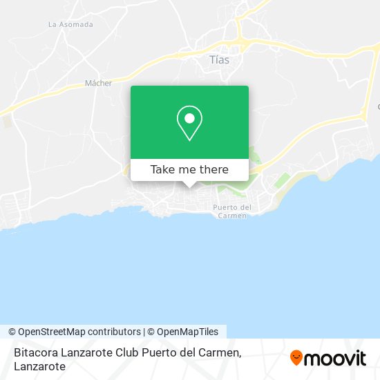 Bitacora Lanzarote Club Puerto del Carmen map