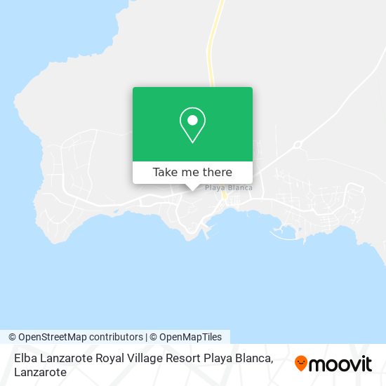 Elba Lanzarote Royal Village Resort Playa Blanca map