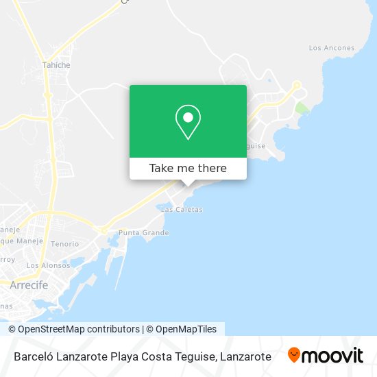 Barceló Lanzarote Playa Costa Teguise map