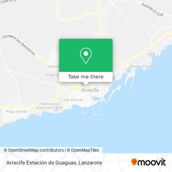 Arrecife Estación de Guaguas map