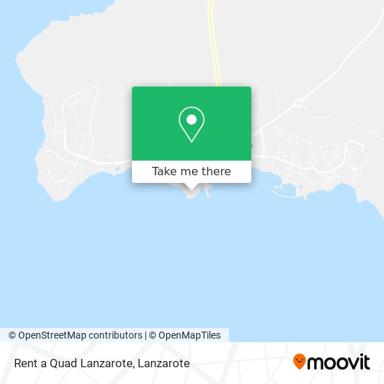 Rent a Quad Lanzarote map