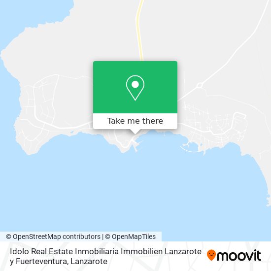 Idolo Real Estate Inmobiliaria Immobilien Lanzarote y Fuerteventura map