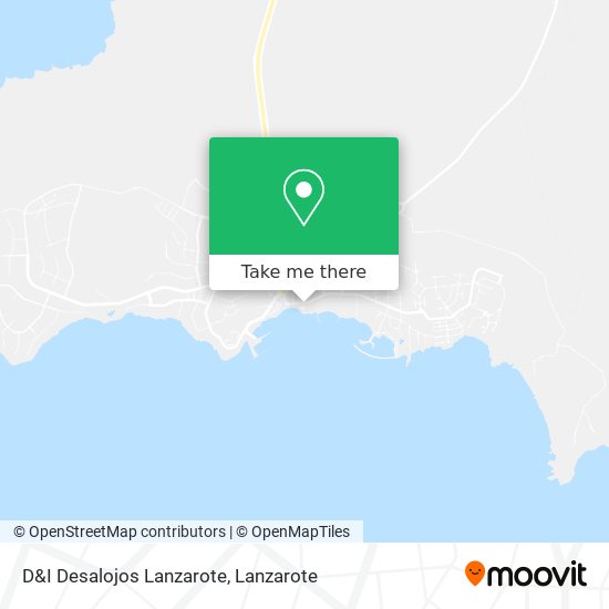 D&I Desalojos Lanzarote map
