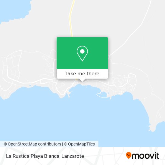 La Rustica Playa Blanca map