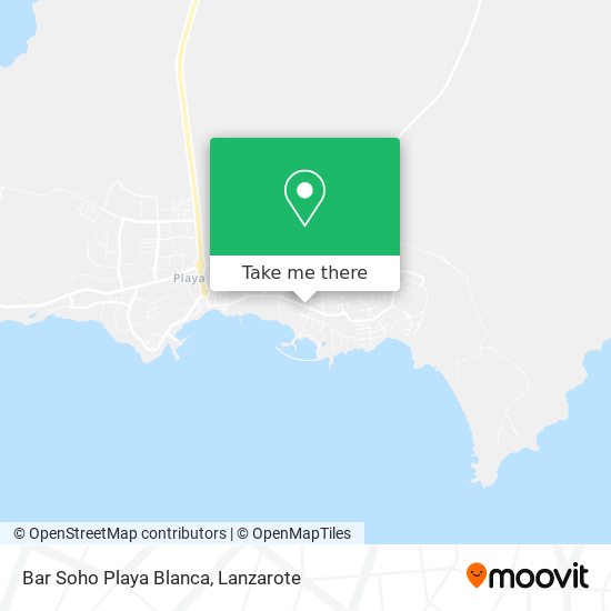 Bar Soho Playa Blanca map
