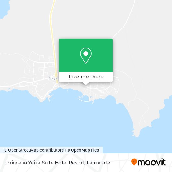 Princesa Yaiza Suite Hotel Resort map