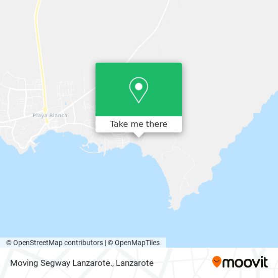 Moving Segway Lanzarote. map