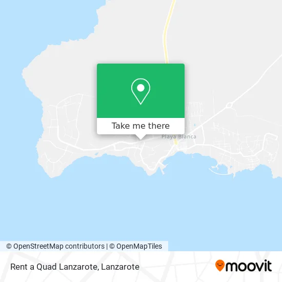 Rent a Quad Lanzarote map