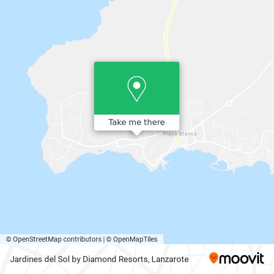Jardines del Sol by Diamond Resorts map