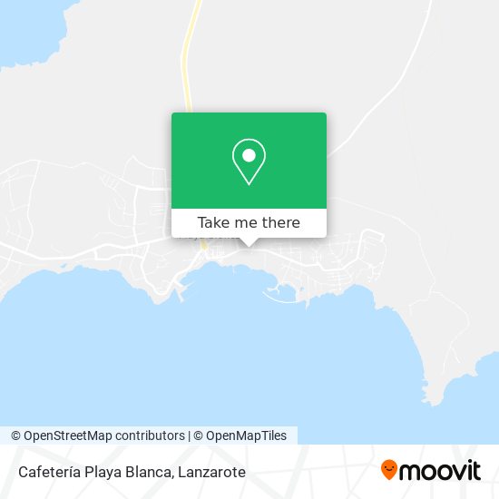 Cafetería Playa Blanca map