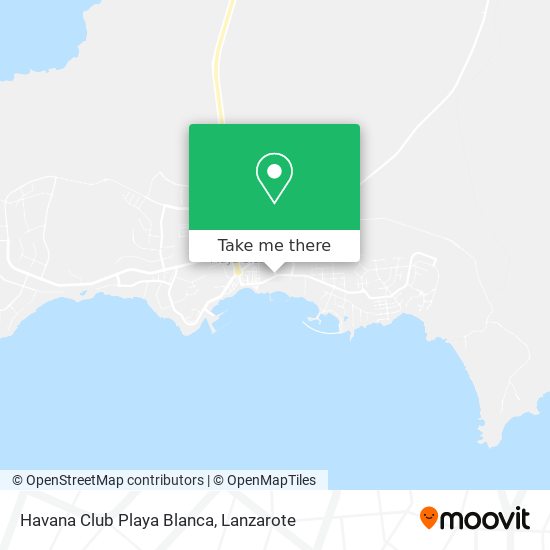 mapa Havana Club Playa Blanca