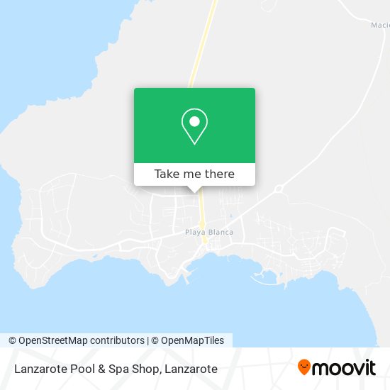 Lanzarote Pool & Spa Shop map