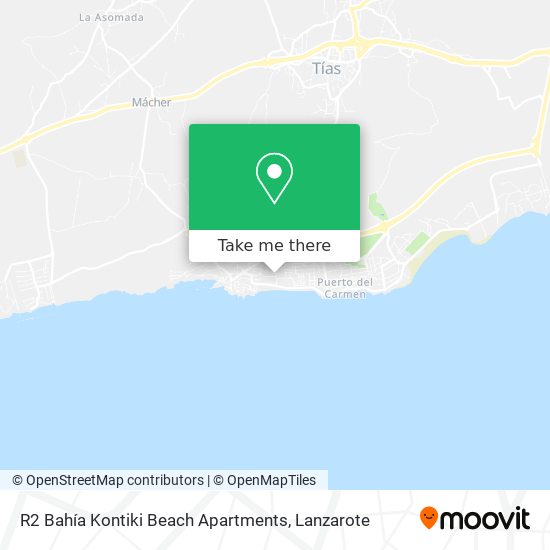 R2 Bahía Kontiki Beach Apartments map