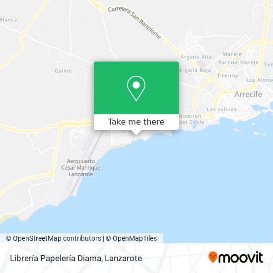 Librería Papelería Diama map