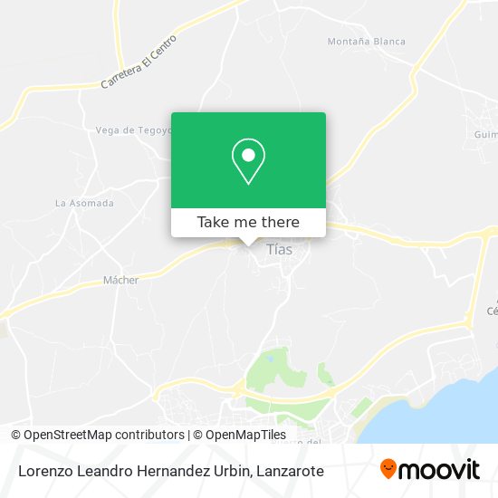 Lorenzo Leandro Hernandez Urbin map