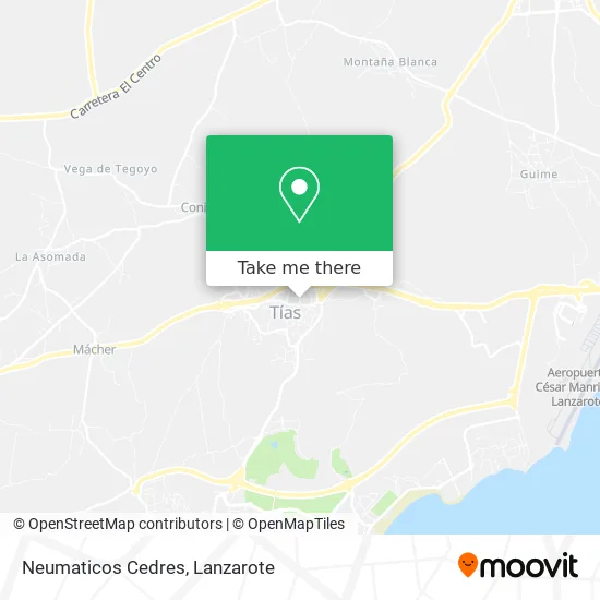 Neumaticos Cedres map