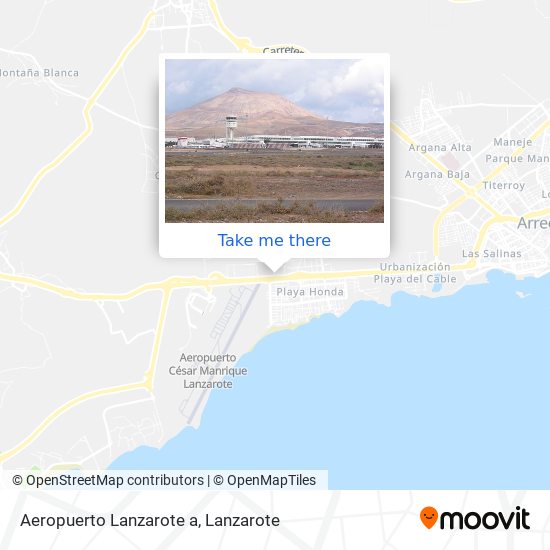 Aeropuerto Lanzarote a map