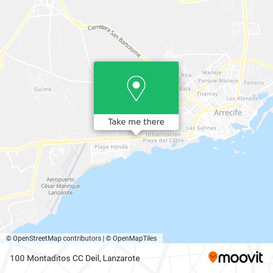 100 Montaditos CC Deil map