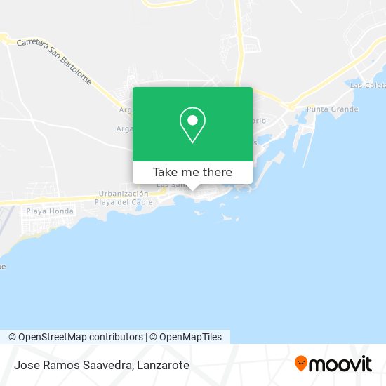 Jose Ramos Saavedra map