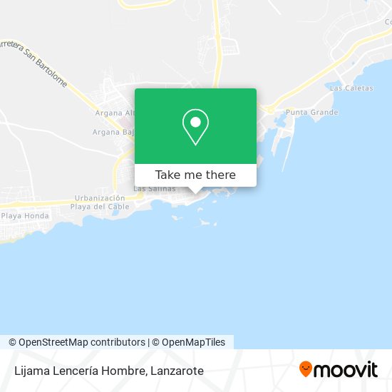 Lijama Lencería Hombre map