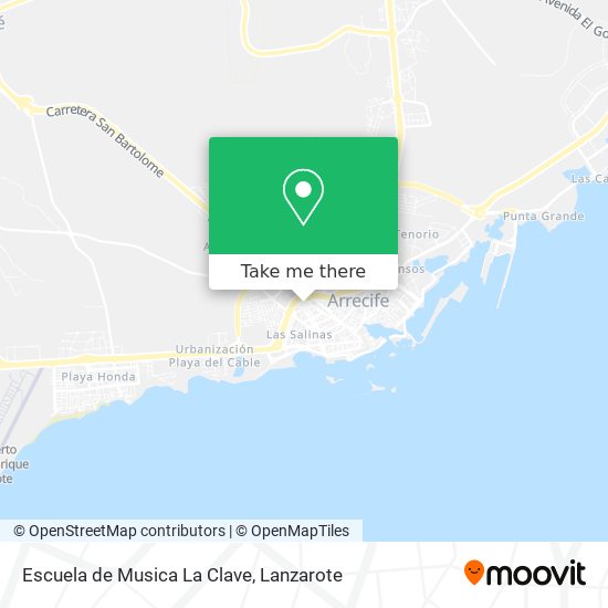 Escuela de Musica La Clave map