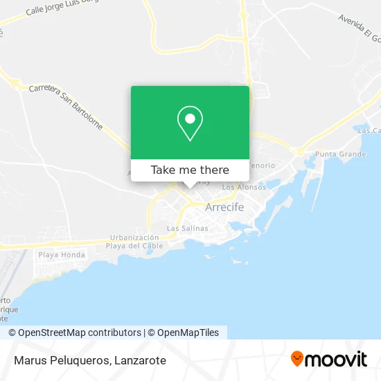 Marus Peluqueros map