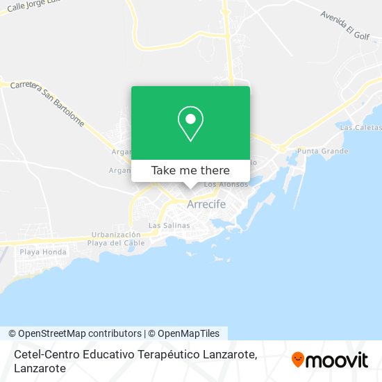Cetel-Centro Educativo Terapéutico Lanzarote map