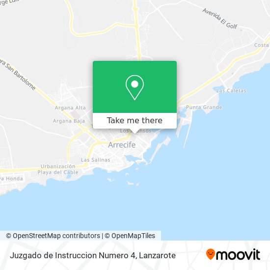 Juzgado de Instruccion Numero 4 map