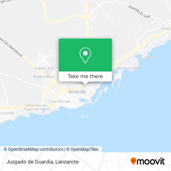 Juzgado de Guardia map