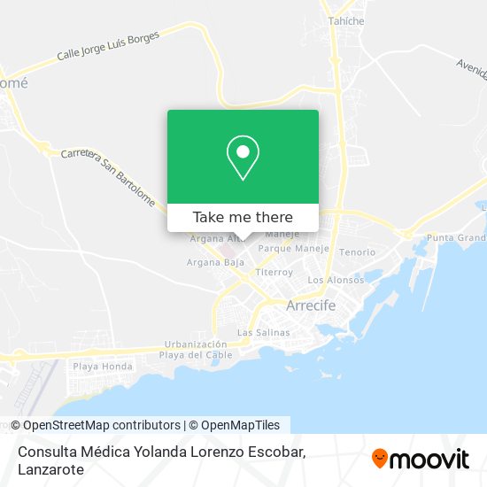 Consulta Médica Yolanda Lorenzo Escobar map