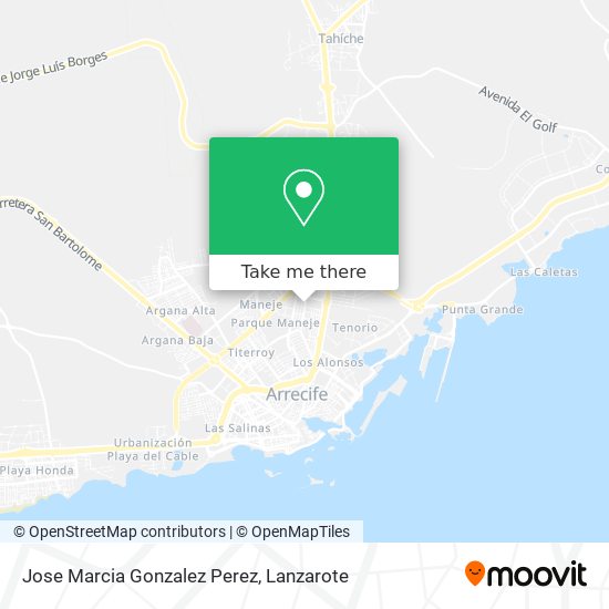 Jose Marcia Gonzalez Perez map