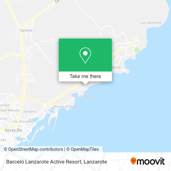 Barceló Lanzarote Active Resort map
