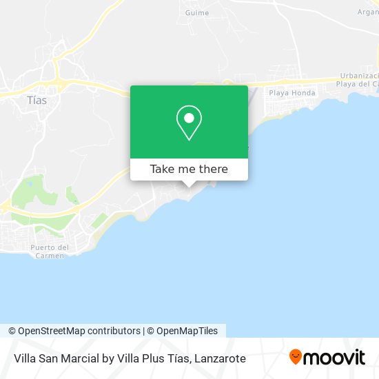 Villa San Marcial by Villa Plus Tías map