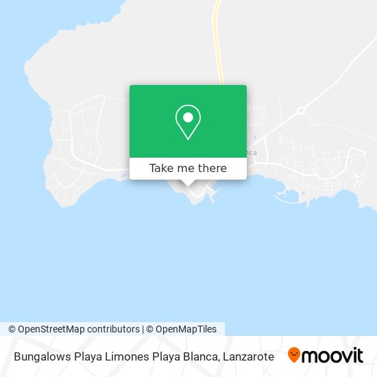 Bungalows Playa Limones Playa Blanca map